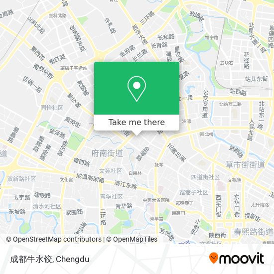 成都牛水饺 map