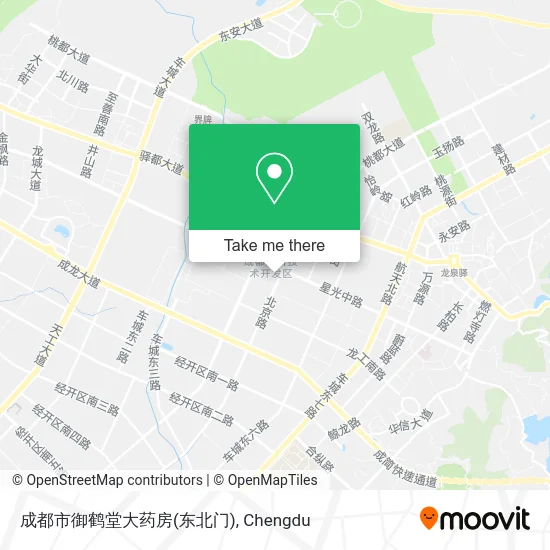 成都市御鹤堂大药房(东北门) map