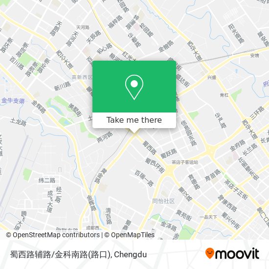 蜀西路辅路/金科南路(路口) map