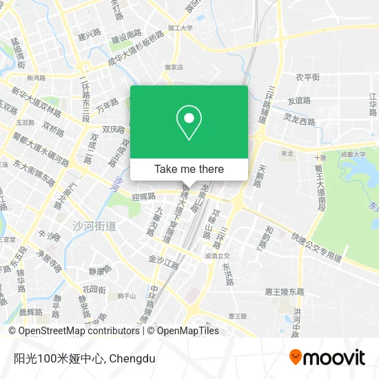 阳光100米娅中心 map