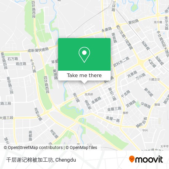 千层谢记棉被加工坊 map