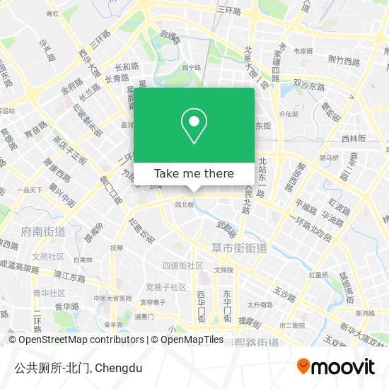 公共厕所-北门 map