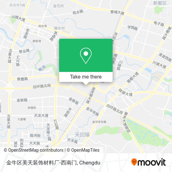 金牛区美天装饰材料厂-西南门 map