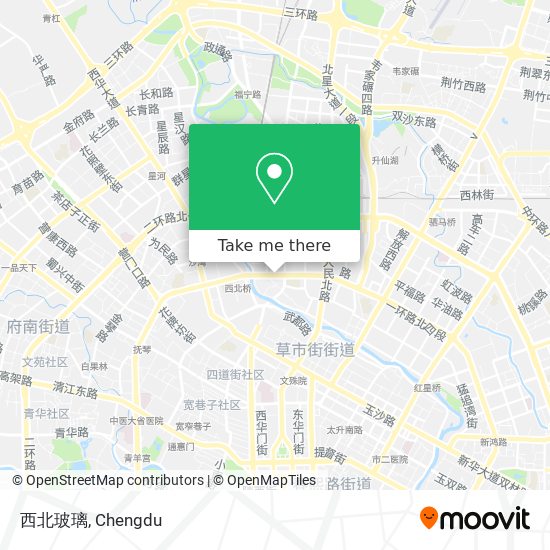 西北玻璃 map