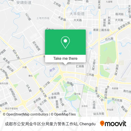成都市公安局金牛区分局量力警务工作站 map