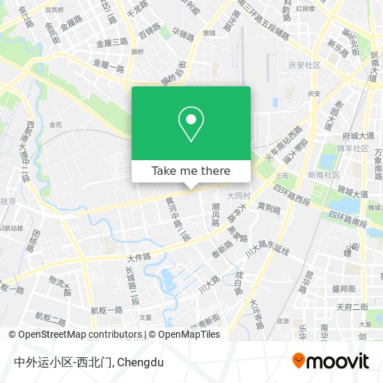 中外运小区-西北门 map