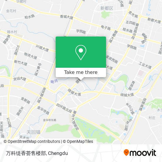 万科缇香荟售楼部 map