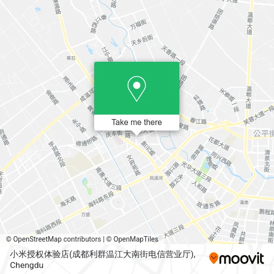 小米授权体验店(成都利群温江大南街电信营业厅) map