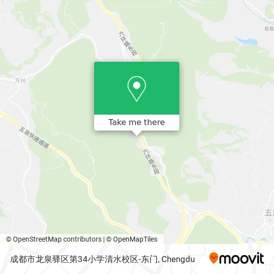 成都市龙泉驿区第34小学清水校区-东门 map