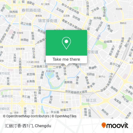 汇丽汀香-西1门 map