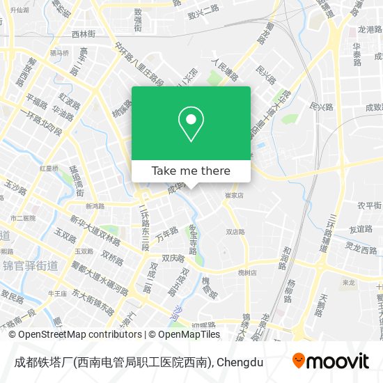 成都铁塔厂(西南电管局职工医院西南) map