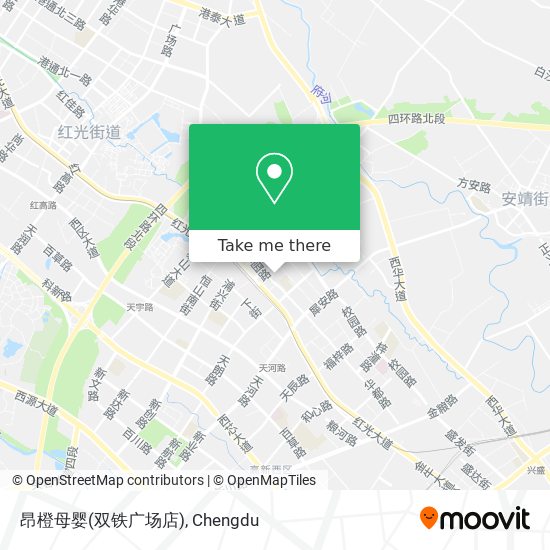 昂橙母婴(双铁广场店) map