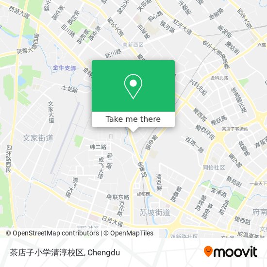 茶店子小学清淳校区 map