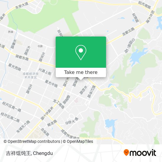 吉祥馄饨王 map