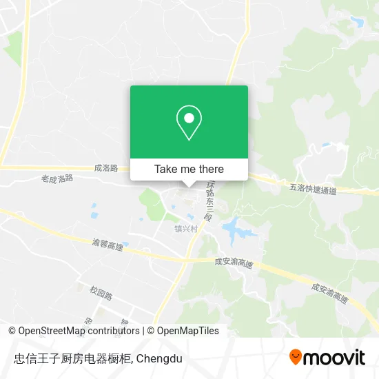 忠信王子厨房电器橱柜 map