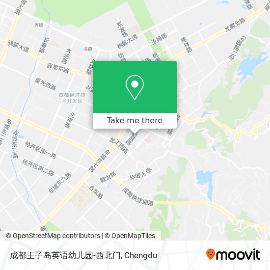 成都王子岛英语幼儿园-西北门 map