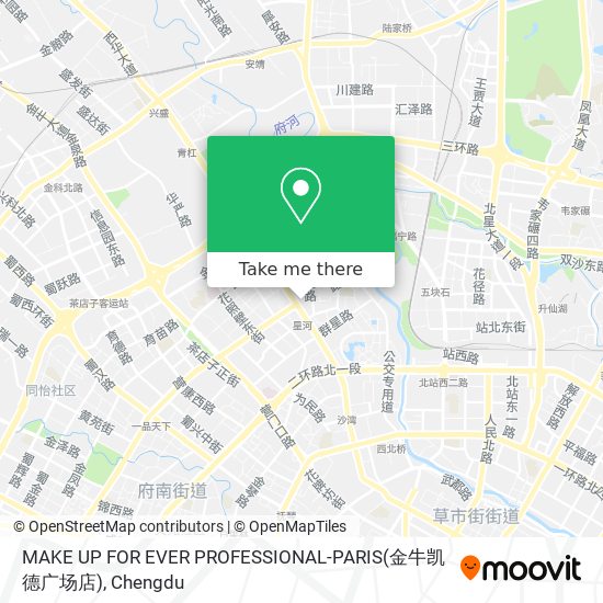 MAKE UP FOR EVER PROFESSIONAL-PARIS(金牛凯德广场店) map