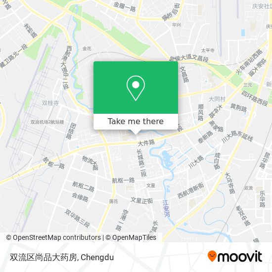 双流区尚品大药房 map
