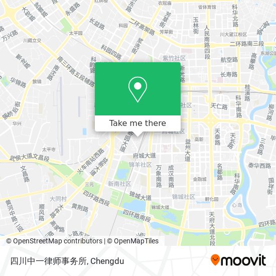 四川中一律师事务所 map