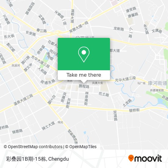 彩叠园1B期-15栋 map
