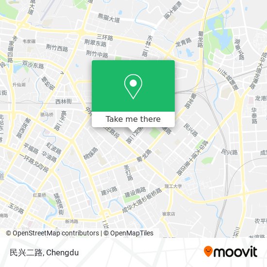 民兴二路 map