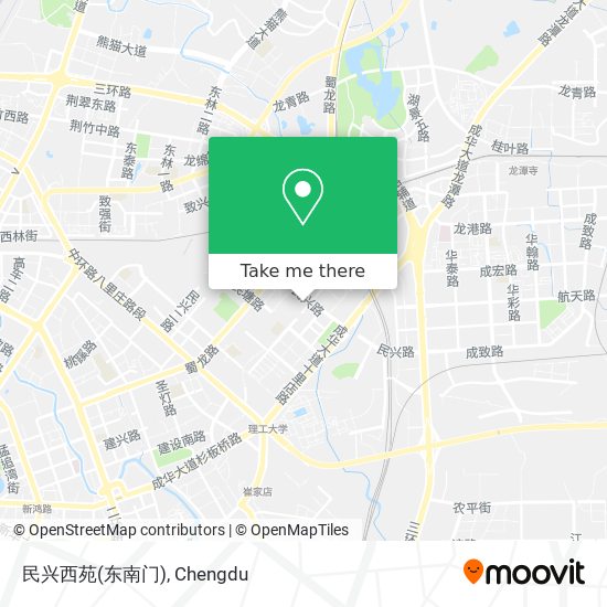 民兴西苑(东南门) map