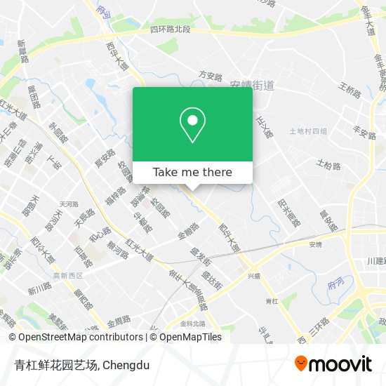 青杠鲜花园艺场 map