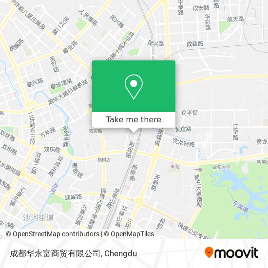 成都华永富商贸有限公司 map