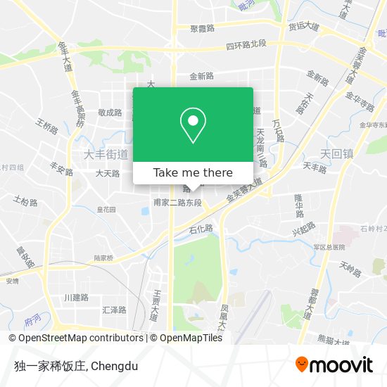 独一家稀饭庄 map