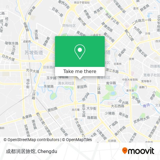 成都润居旅馆 map