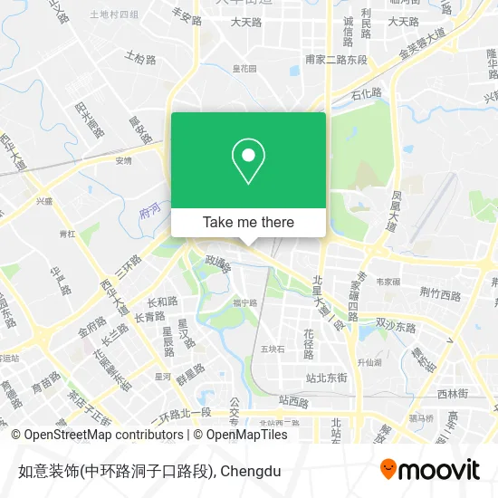 如意装饰(中环路洞子口路段) map