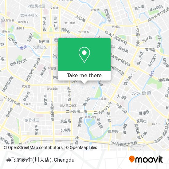 会飞的奶牛(川大店) map