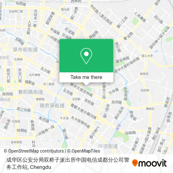 成华区公安分局双桥子派出所中国电信成都分公司警务工作站 map