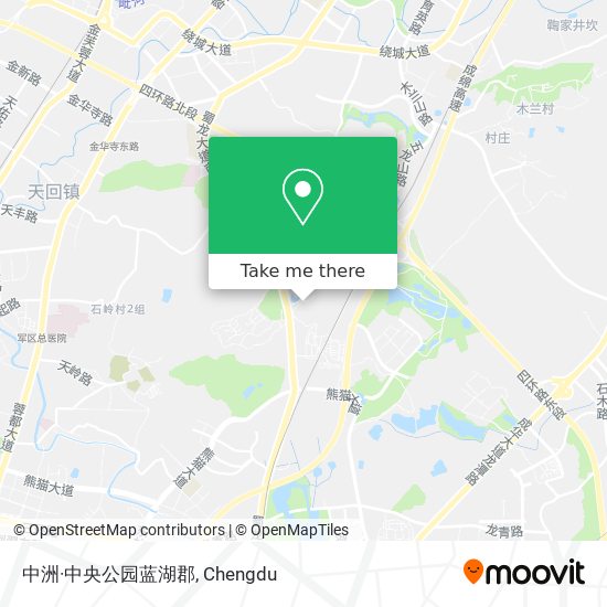中洲·中央公园蓝湖郡 map
