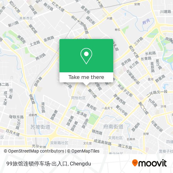 99旅馆连锁停车场-出入口 map