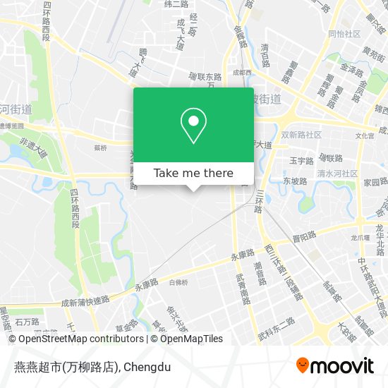 燕燕超市(万柳路店) map