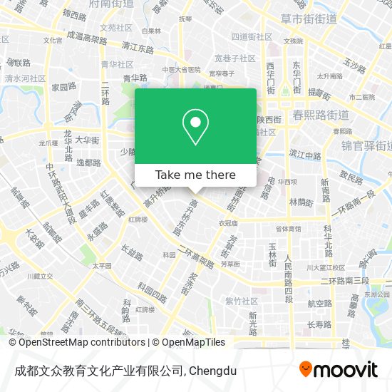 成都文众教育文化产业有限公司 map
