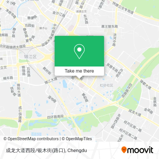 成龙大道西段/银木街(路口) map