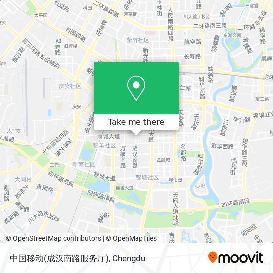 中国移动(成汉南路服务厅) map