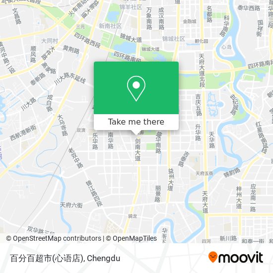 百分百超市(心语店) map