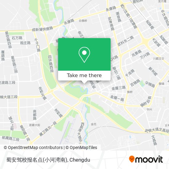蜀安驾校报名点(小河湾南) map