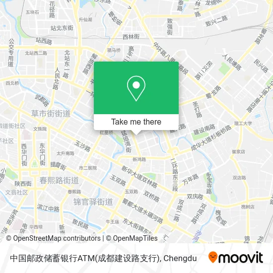 中国邮政储蓄银行ATM(成都建设路支行) map