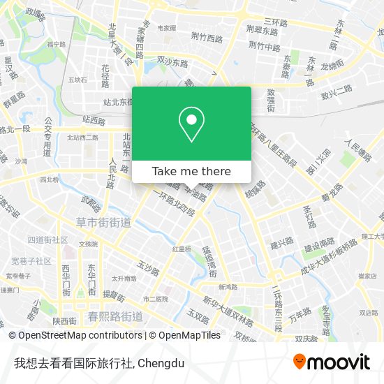我想去看看国际旅行社 map