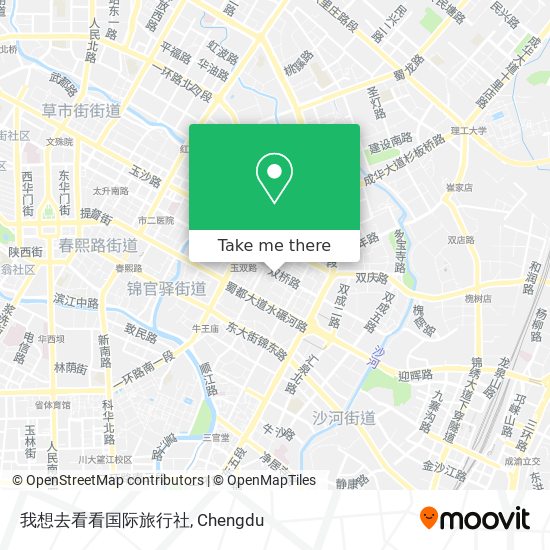 我想去看看国际旅行社 map