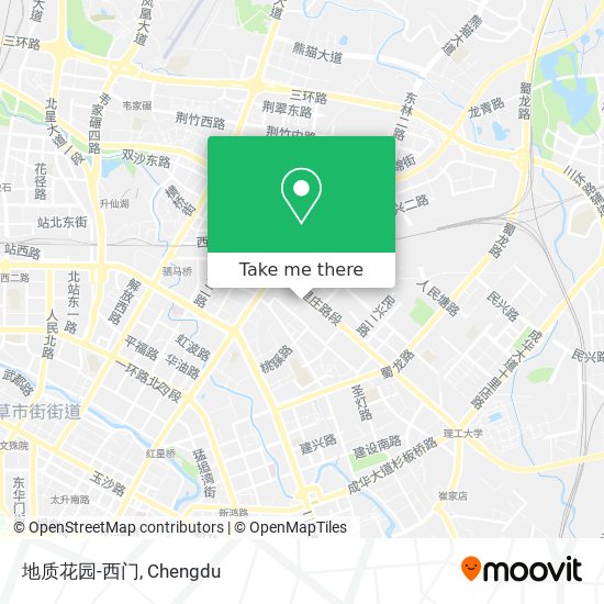 地质花园-西门 map