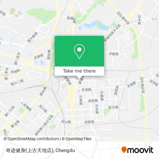 奇迹健身(上古天地店) map