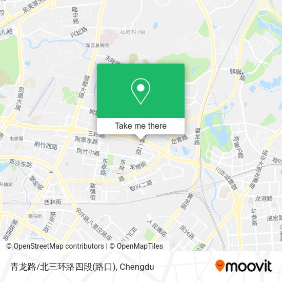 青龙路/北三环路四段(路口) map