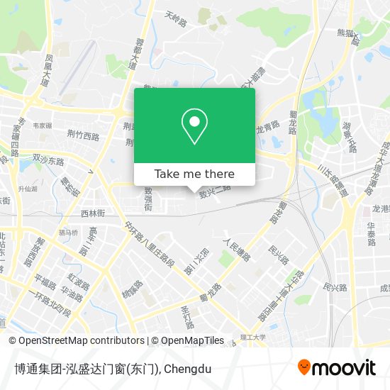 博通集团-泓盛达门窗(东门) map