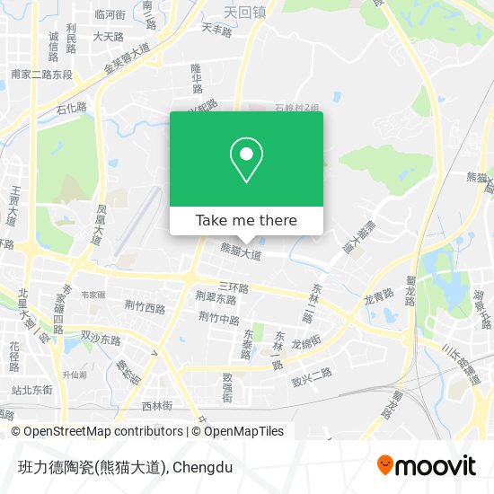 班力德陶瓷(熊猫大道) map