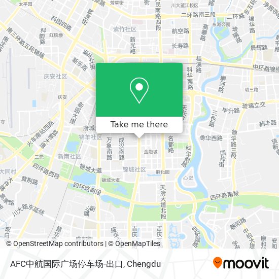 AFC中航国际广场停车场-出口 map